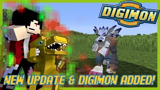 NEW UPDATE &amp; DIGIMON ADDED! Minecraft Digimobs Tamers Episode 19