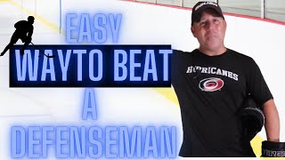 How to Beat a Defenseman in hockey 1 on 1