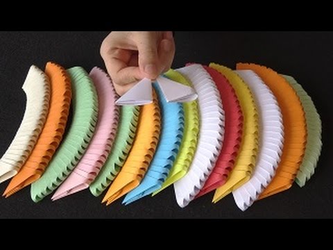3D Origami Parçası Nasıl Yapılır? - How to make 3D origami pieces - Sade ve Detaylı Anlatım