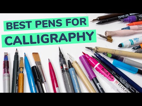 Video: Kuris kaligrafijos rašiklis tinkamiausias pradedantiesiems?