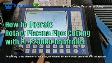 How to Operate Rotary Plasma Pipe Cutting Attachment through FL-F2300A Controller