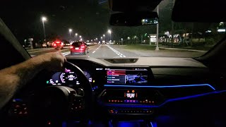 2022 BMW X5M Competition Night Drive POV