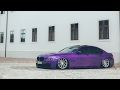 Mad Purple BMW 7er on Vossen Wheels