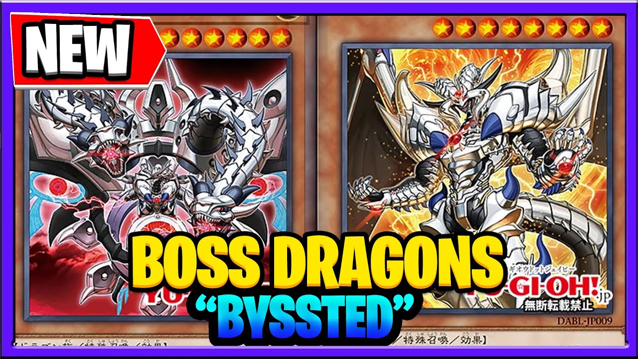New YuGiOh Cards Brand New Boss Dragons Byssted New YuGiOh Cards 2022