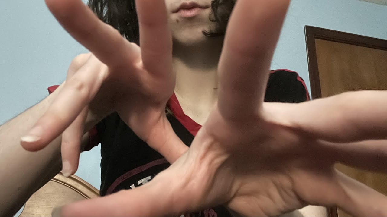 ASMR: unique visuals, soft hand sounds