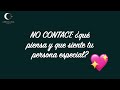 ❤️ NO CONTACT: ¿qué piensa y qué siente tu persona especial? ❤️✨ I Tarot Interactivo #tarot #amor