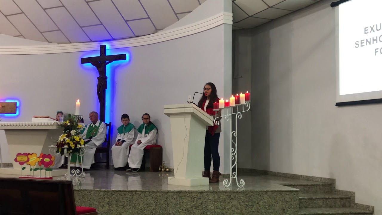 Exultai no Senhor, nossa força. Por Maria Júlia. - YouTube