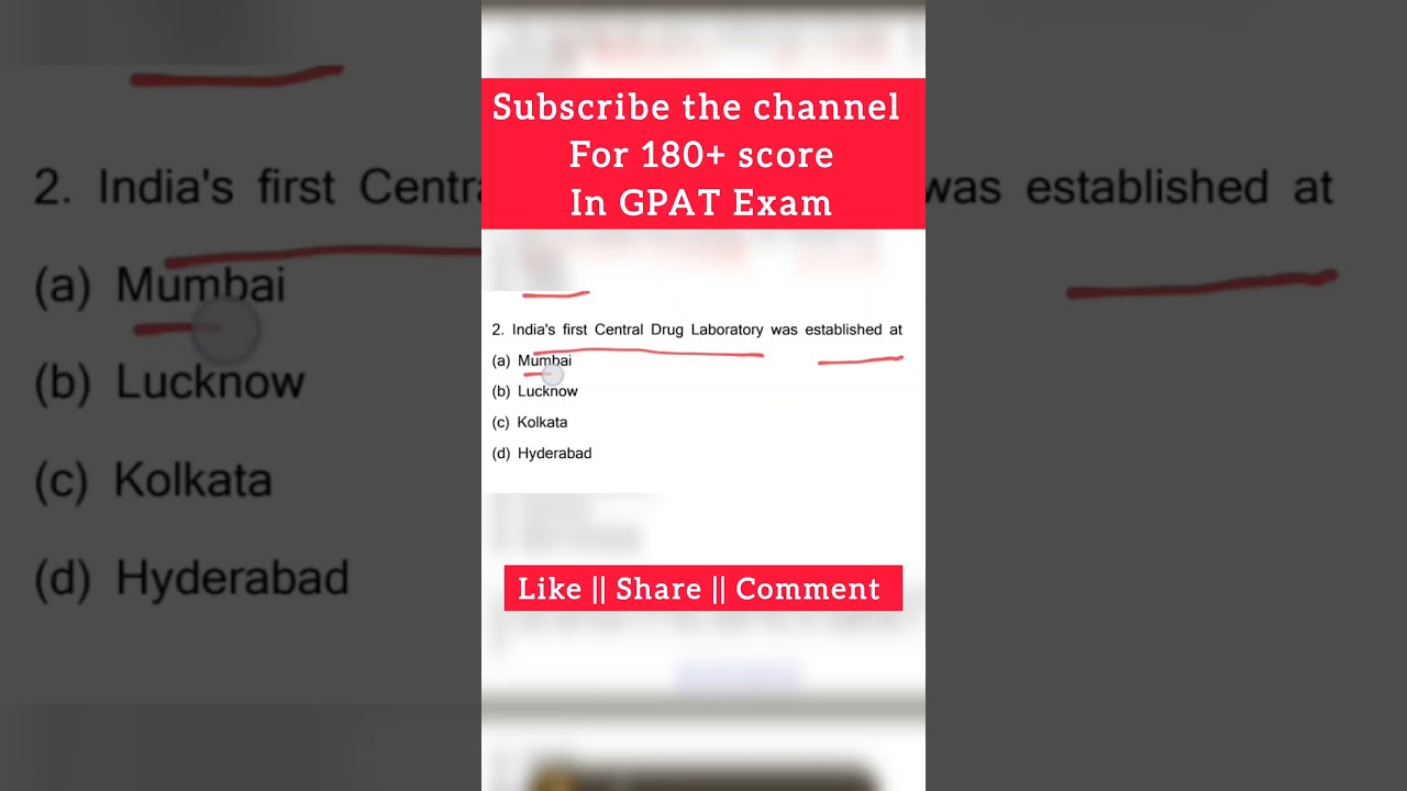 GPAT PREPARATION 2026 || HOW TO CRACK GPAT || EXAM