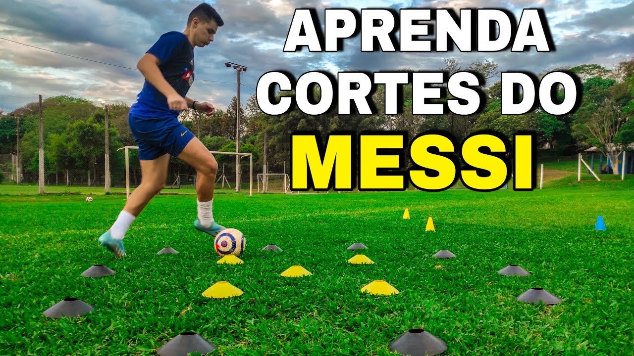 Aprenda os Cortes do MESSI | Como conduzir e driblar igual ao Messi | How to dribble like Messi