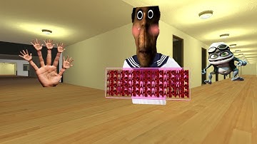 SCHATTIGE OBUNGA GEKKE KIKKER EN 3D HAND NEXTBOTS IN HOTEL GMOD #gmod #nextbots