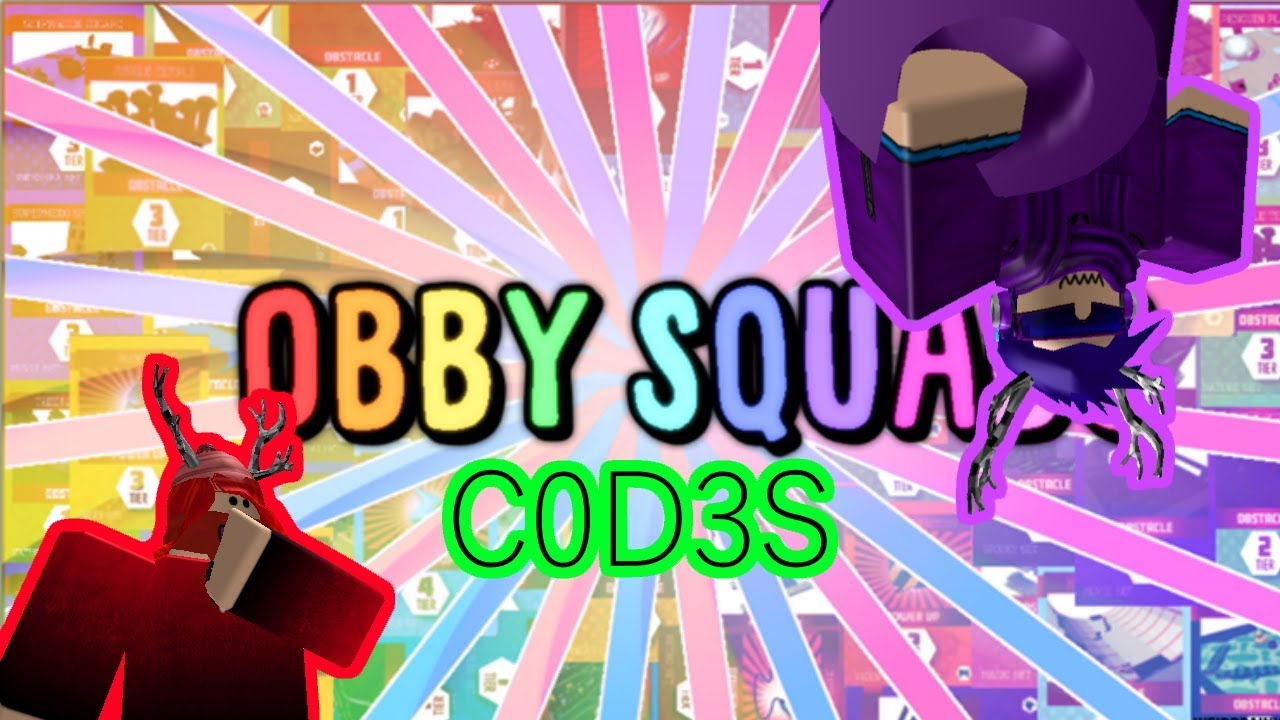 codes for roblox obby squads