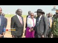 Watch President Kiir Jets Back to Juba After Handing Over EAC Chair to Kenyan President William Ruto