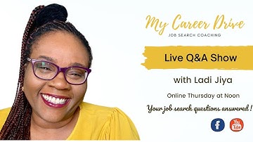 My Career Drive Live Q & A - Ageism and your job search - how to deal with it