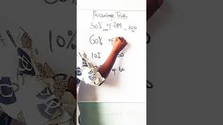 How to solve percentage without calculator #views #maths #viralshort #education #exam