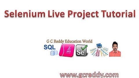 Selenium Live Project Part-1