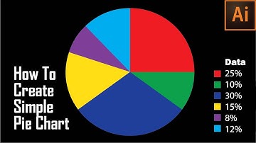 How To Create Pie Chart From Data In Illustrator | Infographic Design | Illustrator Tutorial