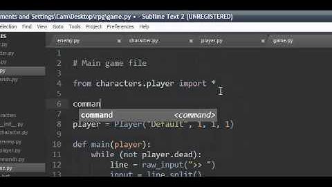 How to make a Python RPG - Part 2