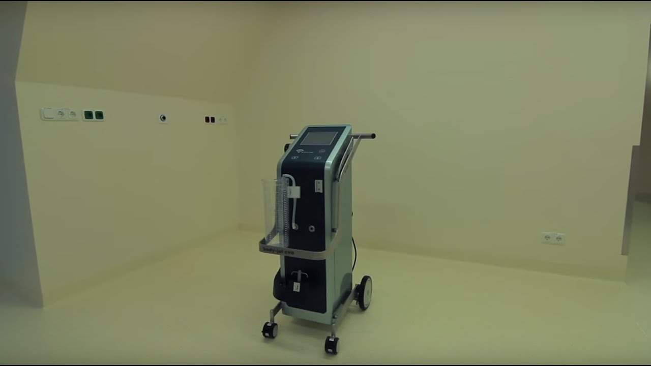 Setting up the Body Jet EVO (Human Med, Germany)