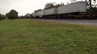 FEC TRAIN 109#1611@8:36am w/81 tanks