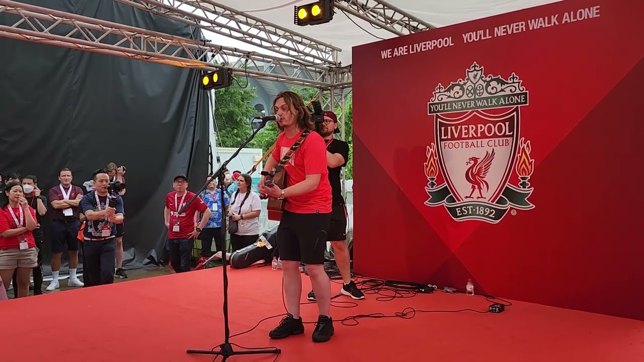 Jamie Webster at LFC Fan Zone The Match Bangkok 2022