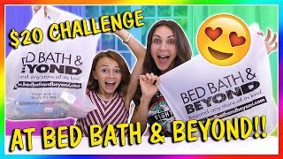 $20 BED BATH & BEYOND CHALLENGE | We Are The Davises