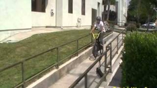 BMX Handrail Attempts: Raped by Rail