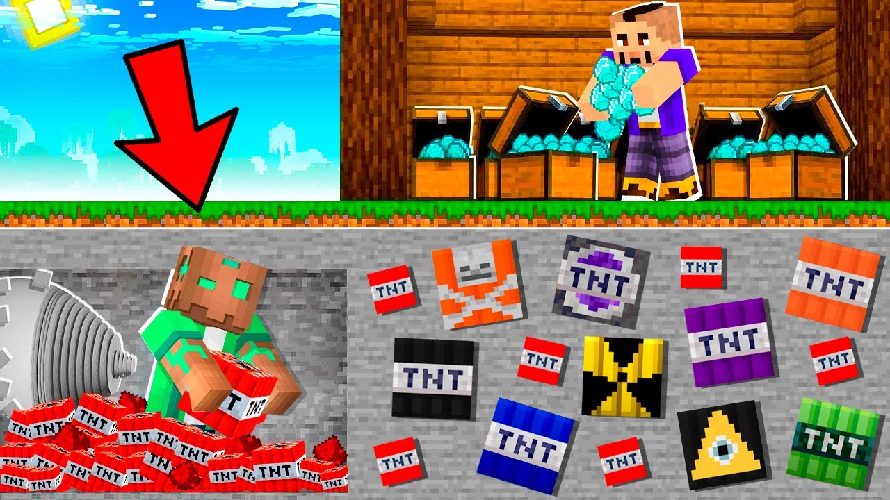 Trolleé a Mi Amigo con TNTs Prohibidas en Minecraft!