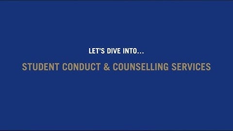 SMU Masters – Introduction to Student Code of Conduct & Counselling Services