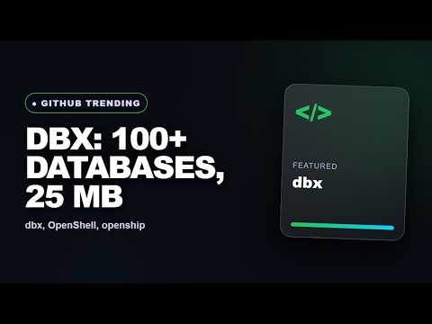 Top 5 GitHub Today: 25 MB Database Client for 100+ Databases