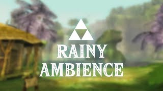 Fishing Hole | Twilight Princess | Rainy Ambience [10 Hours]