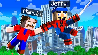 Jeffy Becomes SPIDERMAN in Minecraft! screenshot 5
