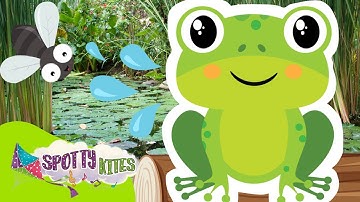 Frog on a Log 🐸 - Official Lyric Video [Spotty Kites]