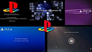 PLAYSTATION STARTUPS PS1 VS PS2 VS PS3 VS PS4 VS PS5