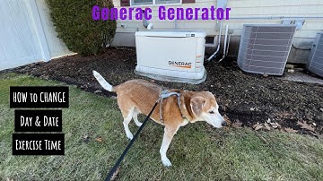 How To Change Exercise Time & Date/Time on Generac Generators
