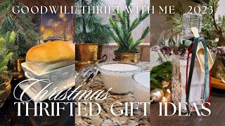 GOODWILL THRIFTING FOR CHRISTMAS GIFTS 2023 | EASY AFFORDABLE HOMEMADE THRIFTED GIFTS