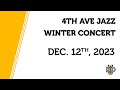 4th ave jazz winter concert  dordt university  12152023