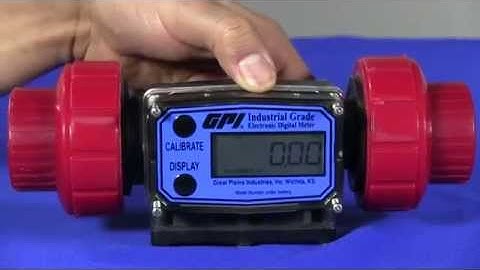 GPI G2 PVDF Flowmeters // PCE