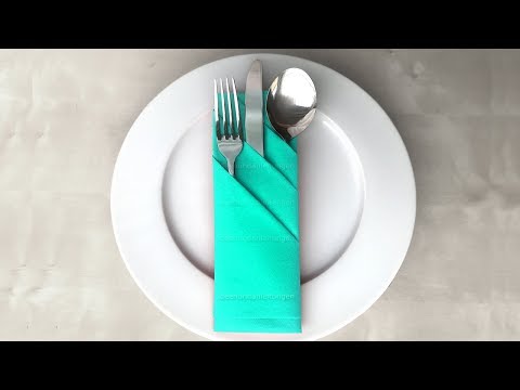 Video: Wie man eine Serviette zu einem Schwan faltet (mit Bildern)