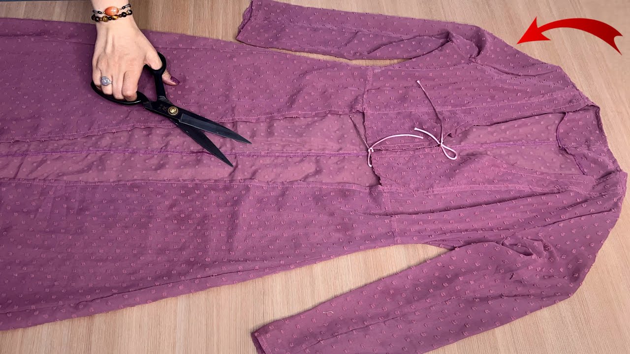 ✅💥[DIY] Fantastic tutorial!don't throw away torn clothes ♻️ how to repurpose old clothes