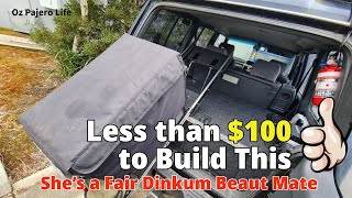 CUSTOM TILT FRIDGE SLIDE | Built for the Pajero and built on a budget