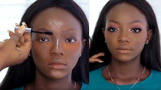 Dark Skin Makeup Transformation | Adaline Beauty