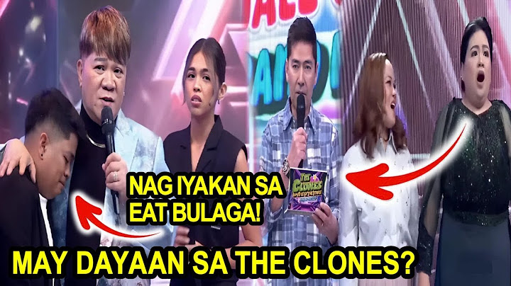 DABARKADS NAG IYAKAN SA EAT BULAGA❗ MAY DAYAAN SA THE CLONES?❗