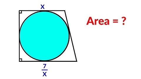 Find the area of the Trapezoid (Trapezium) | Poland Math Olympiad Geometry Problem