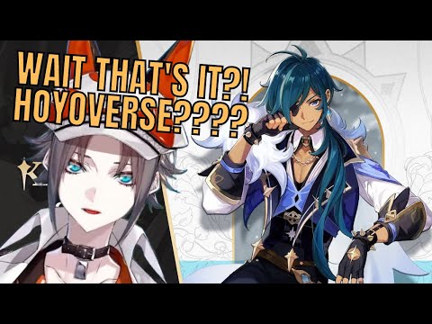 Mysta thinks HoYoverse did Kaeya dirty + kaeya & fischl demo reaction