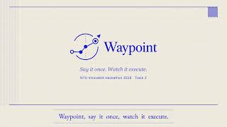 Waypoint — An AI Agent for On-Chain Goals — Intro