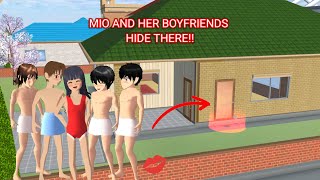 Mio And Her Boyfriends Hide In Secret Room Sakura School Simulator