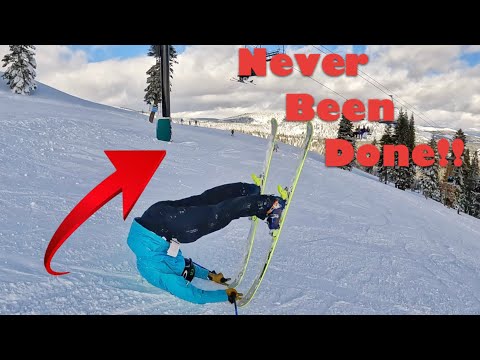 I Invented A New Ski Trick!!