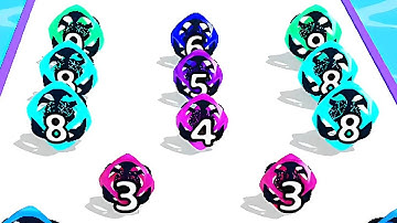 Marble Run 3D Game Color Ball Race Gameplay Android IOS Level 495