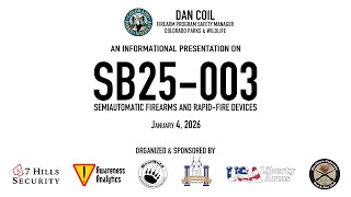 Colorado SB25-003 - CPW Information Presentation