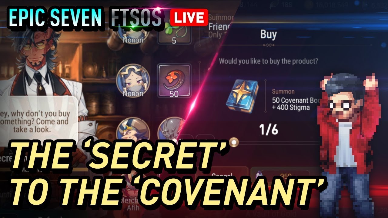 [Epic Seven] FTSOS: The Best way to get Covenant Bookmarks
